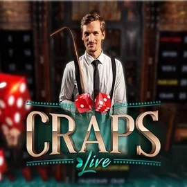 Live Craps slot logo by Evolution at WildHub Casino