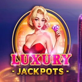 Luxury Jackpots slot logo by Triple Cherry at WildHub Casino