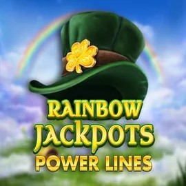Rainbow Jackpots Power Lines by Red Tiger Gaming, showcased at wildhubs.cz – game logo